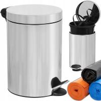 KOSZ NA ŚMIECI ŁAZIENKOWY DO KUCHNI 3L METALOWY KOSZ DO SZAFKI POD ZLEW