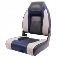 Сиденье для лодки MyBoat Designer серый графит темно-синий