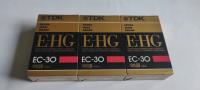 TDK E-HG 30 VHS-C VHSC EC-30 EHG 1987 Japan