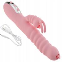 WIBRATOR PODGRZEWANY 42°C KRÓLIK POSUWISTO-ROTACYJNY STYMULUJĄCY PUNKT G