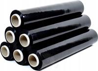 Folia stretch 2,45 kg netto Super MOCNA 30 mic. czarna