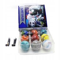 ZESTAW PLANET MINERAŁY 9SZT