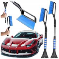 ЩЕТКА ДЛЯ УБОРКИ СНЕГА СКРЕБОК ДЛЯ ЛЬДА ТЕЛЕСКОПИЧЕСКАЯ 2В1 ДЛИННЫЙ СНЕГ 95 СМ