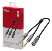 Adapter Unitek Y-C957ABK mini Jack 3,5mm
