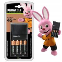 ŁADOWARKA baterii DURACELL CEF27 + akumulatorki 2xAA 2xAAA