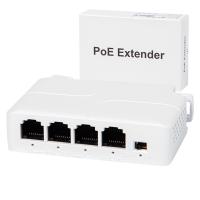 Extender POE SWITCH POE do kamer 4 portowy 1xPoE IN 3xPoE OUT