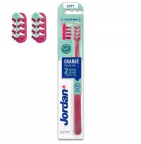 JORDAN CHANGE Szczoteczka do zębów + 2 WYMIENNE końcówki MIĘKKA soft