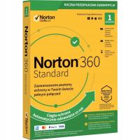 Symantec Norton 360 Standard PL 1 stanowisko 12 miesięcy BOX