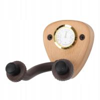 Drewniany wieszak na gitarę Śruby podtrzymujące gitarę Uniwersalna gitara z higrometrem