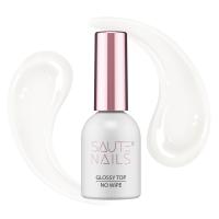 SAUTE NAILS Glossy Top No Wipe najlepszy top do lakierów hybrydowych - 8ml