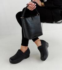 Черные полуботинки на платформе Монторо