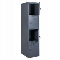 Шкафчик тайника безопасности металла 4 шкафчиков 40кс50кс180км графит