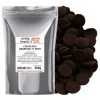 Бельгийский шоколад 72% горький 200г фонтанов фондю десертов премиум Коль-Поль