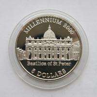LIBERIA 5 $ 2000 BAZYLIKA ŚW PIOTRA OD 1 ZŁ