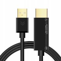 Кабель USB 3.0 Pavel JL-UH3020 к HDMI черный 2 м