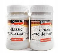 PENTART лак для трещин 2-композин CRACKLE Classic-2x100 мл