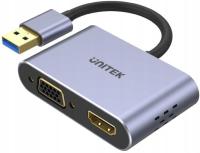 Unitek V1304A Adapter USB-A na HDMI + VGA FullHD