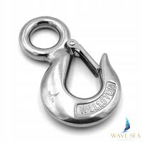 Hak z uchem nierdzewny 1,5 t do łodzi jachtu pontonu wytrzymały