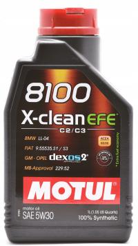Моторное масло Motul 8100 X-clean efe 1 l 5W-30
