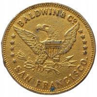 28778. Baldin & Co San Francisko - token/żeton - (7.89g/25mm)