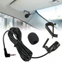 АВТОМОБИЛЬНЫЙ МИКРОФОН ДЛЯ РАДИО С ЗАЖИМОМ 3 МЕТРА.JACK 3.5MM