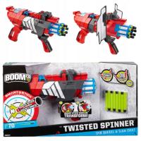 Twisted Spinner Blaster Karabin Na Piankowe Strzałki, Obrotowa Lufa, Tarcza