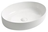 Umywalka Nablatowa owalna Astor Vigo 55 cm biały