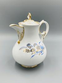 C.T. Carl Tielsch Altwasser od 1875 r. Ręcznie dekorowany dzbanek. Unikat.