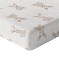 PRZEŚCIERADŁO DO ŁÓŻECZKA 120x60 MUŚLINOWE 100% Z GUMKĄ PRODUKT POLSKI