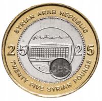 SYRIA 25 FUNTÓW 2003 AH 1424 UNC