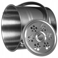 Wiaderko na kostki lodu ze stali nierdzewnej do chłodziarki do napojów i wina