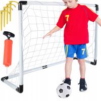 Bramka Piłkarska Duża do Piłki Nożnej Treningowa dla Dzieci XL 120x80x40cm