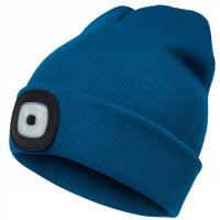 Зимняя шапка с фонариком светодиодный налобный фонарь USB зарядка продукт ru jeans