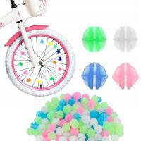 108 шт. БИСЕР ДЛЯ ВЕЛОСИПЕДНЫХ СПИЦ СВЕТИТСЯ В ТЕМНОТЕ