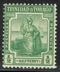 Kol.bryt. Trynidad Tobago 1913 SG 149* 3 GBP