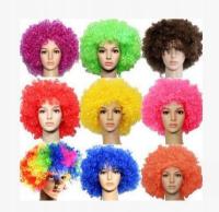 Красочный парик волосы афро карнавал вечерние фотобудка Новый год-7 шт