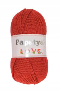 Пряжа PAPATYA LOVE col 3060 кирпичная