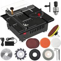Mini elektryczna piła stołowa Z funkcją szlifowania i polerowania 100W