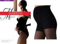 Marilyn Mama 60 den gładkie matowe rajstopy ciążowe czarny 4-L Nero
