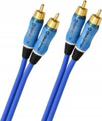 OEHLBACH BEAT! INTERLINK Blue 1m kabel audio 2 x RCA Niebieski
