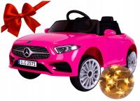 Auto akumulator pilot EVA samochód dzieci MERCEDES CLS350 różowy GRATIS