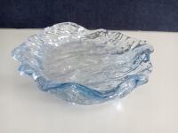 piękne naczynie/patera lodowa w błękicie