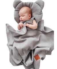 Комплект одеяло 75X100 подушка Тедди вафельный летний