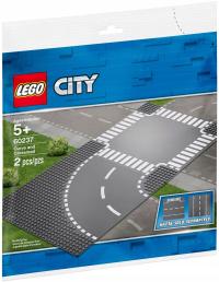 LEGO City 60237 поворот и Перекресток