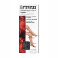 Podkolanówki przeciwżylakowe detramax 1/2 czarny