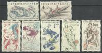Czechosłowacja 1961 Mi 1244-1250 Czyste **
