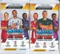 12 карт - 1 пакет с картами Match ATTAX 2025/26 UEFA Champions League