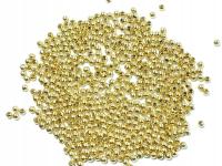 Kulki stalowe 2 mm złote - 20 sztuk