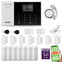 Alarm bezprzewodowy WiFi + GSM 4G LTE z aplikacją TUYA , HUXGO HXA005 4G