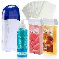 Набор для удаления волос 2x воск в рулоне нагреватель гель